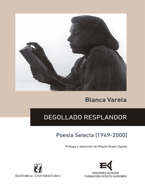 Title details for Degollado resplandor by Blanca Varela - Available